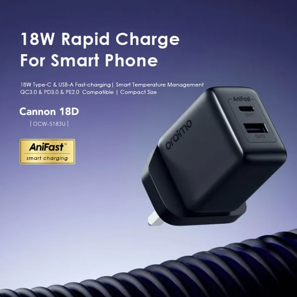 Second image of oraimo Boulevard 18W Car Charger