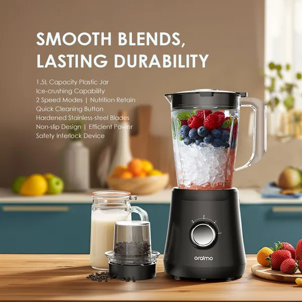 Second image of oraimo SmartBlender Sleek 1.5L 2 Speeds Blender