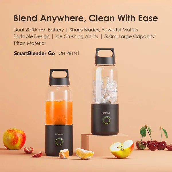 Second image of oraimo SmartBlender Go 500ML Portable Blender