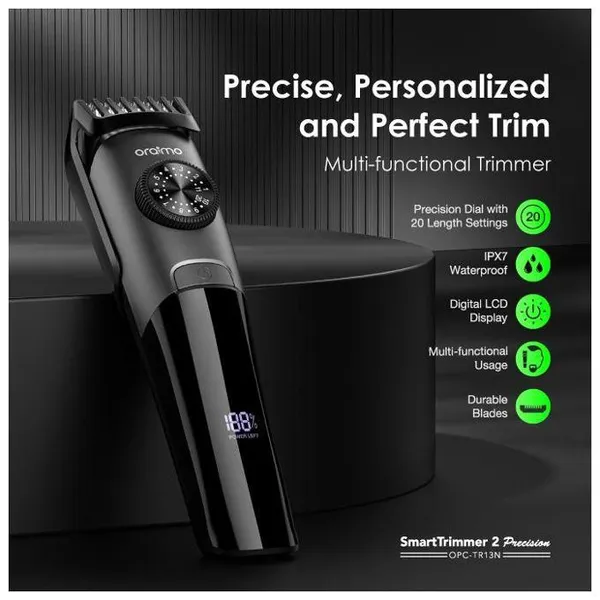 Second image of oraimo Smart Trimmer 2 Precision Durable Precision Dial Trimmer